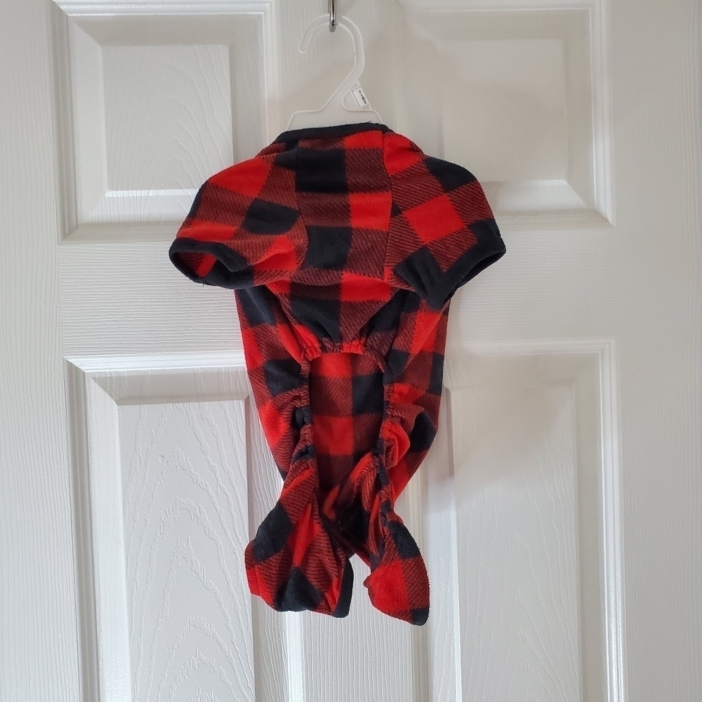 🇺🇸Buffalo Plaid Pajamas/Outfit for your Furbaby Size Small - Picture 5 of 7